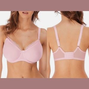 NWT FREYA [‎ 30G US ] Pure Underwire Spacer Moulded Nursing Bra Petal Pink